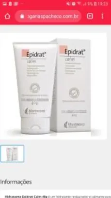 Hidratante Epidrat Calm Mantecorp Skincare 40g - R$49