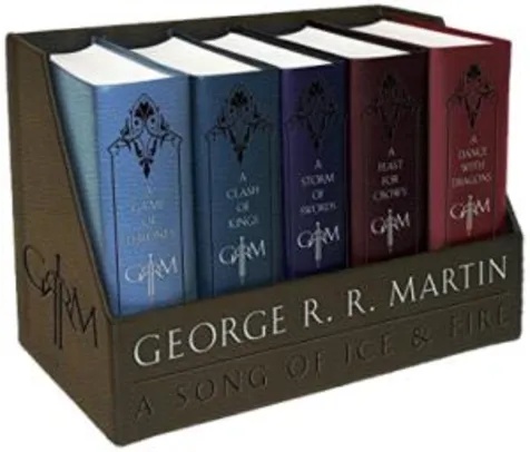 Game Of Thrones Leather - Cloth Boxed Set - Song Of Ice And Fire Series - R$ 157
