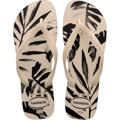 (Regional) Chinelo Havaianas Aloha Bege Palha 35-36