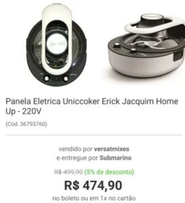 [APP] Panela Unicooker Chefe Erick Jaccquim