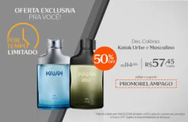 Kaiak ou Kaiak Urbe - 100ml - METADE DO PREÇO