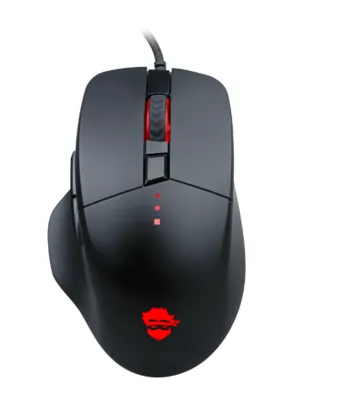 Mouse Gamer Ninja Control, RGB, 6 Botões, 3200 DPI, Black, MS-GN-CONTROL