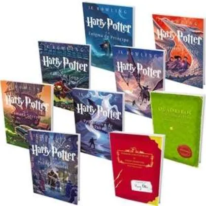 [Submarino] Coleção Harry Potter: Edição de Luxo + 2 livros extras da saga - R$91