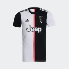 CAMISA ADIDAS JUVENTUS 2019/2020 I TORCEDOR PRETA MASCULINA