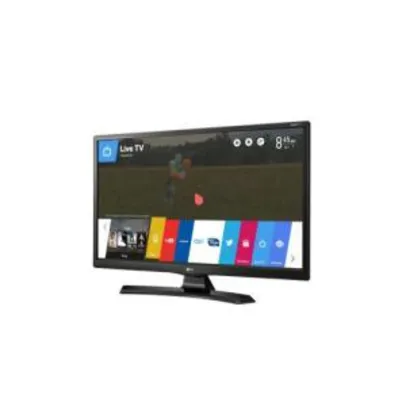 Smart TV LG LED 24" HD 24MT49S-PS com webOS 3.5, WI-FI, Apps, Screen Share por R$ 642