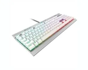 Código: 99977 Teclado Gamer Corsair K70 RGB MK.2 SE, Mecânico, Switch MX Speed, US, Branco - CH-9109114-NA