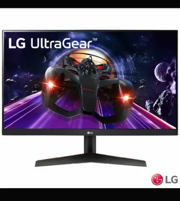 Monitor Gamer LG 23,8 UltraGear FHD com 144Hz, 1ms e AMD FreeSync - 24GN600-B.AWZM