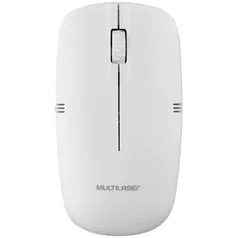 Mouse Sem Fio Multilaser MO286 Branco