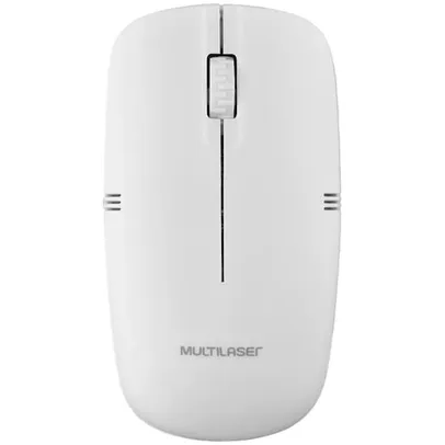 Mouse Sem Fio Multilaser MO286 Branco