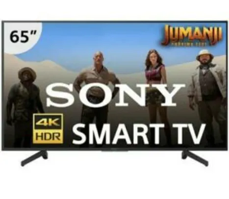 Smart TV LED 65" 4K Sony, 3 HDMI, 3 USB, Wi-Fi, HDR - XBR-65X705G | R$3.325