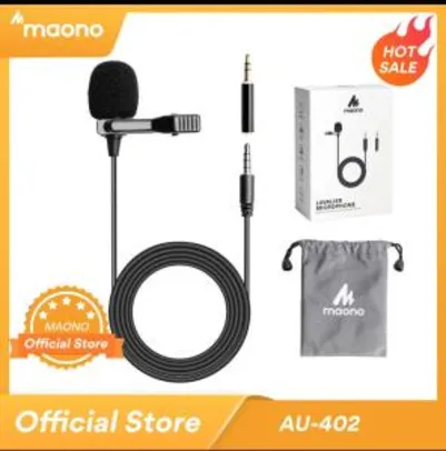 Microfone de Lapela Maono AU402 | R$ 73
