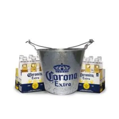 [Emporio da Cerveja] 12 CORONAs e Balde - R$ 65