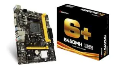 Placa Mãe Biostar B450MH, Chipset B450, AMD AM4, mATX, DDR4