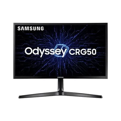 Monitor Gamer Curvo Samsung 24", Fhd, 144 Hz,hdmi, Dp, Freesync, Preto, Série Crg50