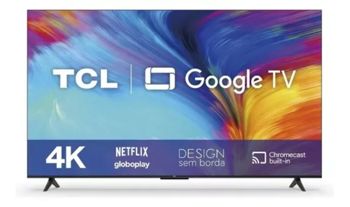 Saindo por R$ 1979: Smart Tv P635 55'' Led 4k Uhd Hdr Google Tv Tcl Bivolt | Pelando