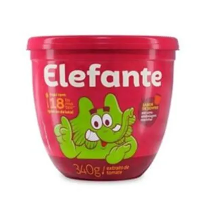 [Ame R$2,50] Extrato De Tomate 340g Elefante- R$5