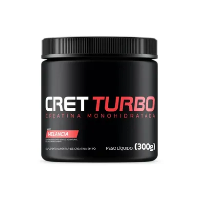 Foto do produto Creatina Com Sabor - Creatine Turbo 300g - Cret Turbo, Melancia