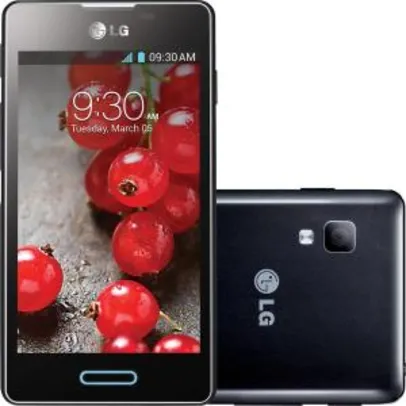 Smartphone LG Optimus L5 II Desbloqueado Preto - Android 4.1 3G Desbloqueado Câmera 5MP 4GB Wi-Fi