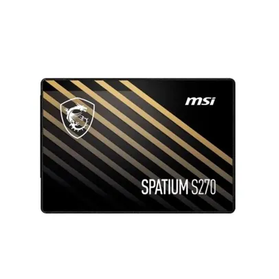 SSD MSI Spatium S270 480GB SATA lll 2,5'' Leitura 500MBs Gravação 450MBs - S78-440E350-P83