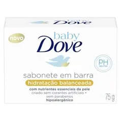 [Leve 6 Pague 3] Sabonete Dove Hipoalergenico Baby Hidratação Balanceada 75g | R$1,49/un