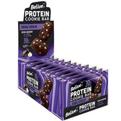 Cookie Bar Protein Double Chocolate Belive 40g | 10 und | R$35