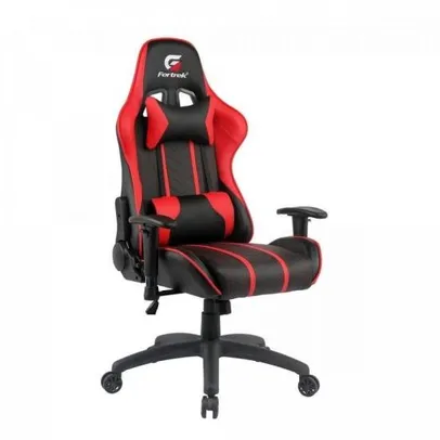 Cadeira Gamer Black Hawk Preta/Vermelha FORTREK R$1067