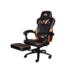 [AME R$500] Cadeira Gamer GC302 Preto e Laranja - OEX