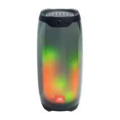 Caixa de Som Portátil JBL Pulse 4 Bluetooth e À prova d`água - Preto | R$1280