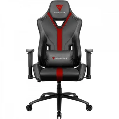 Cadeira Gamer YC3 Preta/Vermelha THUNDERX3 | R$1472