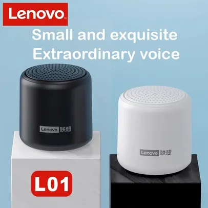[CONTA NOVA] 2 UNIDADES - Alto-falante Lenovo L01 Tws Bluetooth | R$80