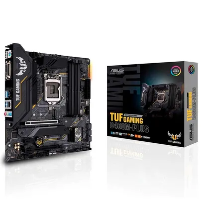 Placa-Mãe Asus TUF Gaming B460M-Plus, Intel LGA1200, mATX | R$819