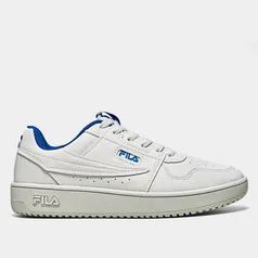 Tênis Couro Fila Acd Classic Masculino - Branco+Azul