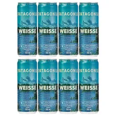 Cerveja Patagonia Weisse Lata Sleek 350ml - 8 Unidades