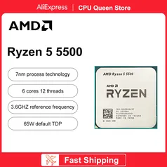 Ryzen 5 5500 6 núcleos/ 12 Threds 