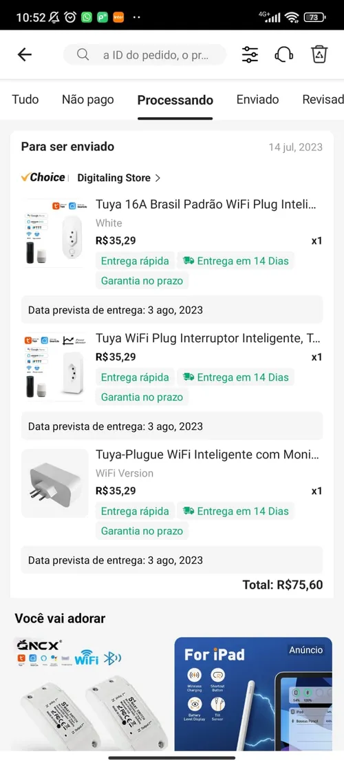 Imagen na descrição da promoção