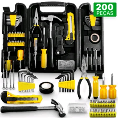  Kit de Ferramentas com 200 peças - Titanium 