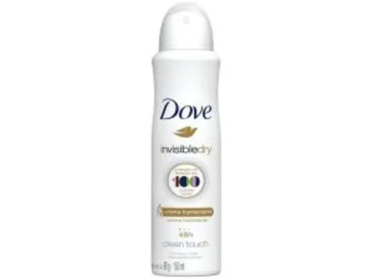 (APP) Desodorante Antitranspirante Aerossol Dove - Invisible Dry Feminino 150ml | R$10