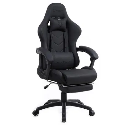 Cadeira Gamer Husky Gaming Tempest 500, Preto, Com Almofadas, Descanso Para Pernas Retrátil, Reclinável - HGMA078