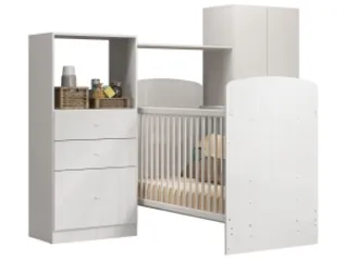 Kit Multibaby 2 Portas 3 Gavetas 1 Prateleira - Multimóveis  - R$570