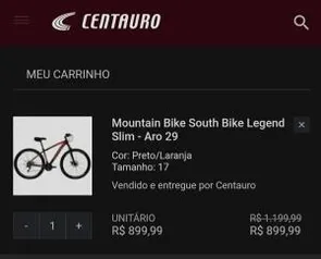 Mountain Bike South Bike Legend Slim - Aro 29 | R$899