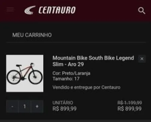Mountain Bike South Bike Legend Slim - Aro 29 | R$899
