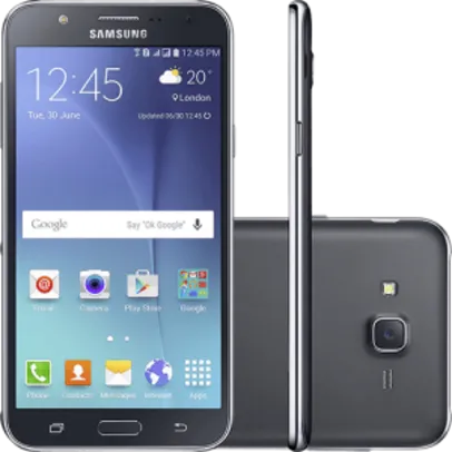 Smartphone Samsung Galaxy J7 Duos Dual Chip Android 5.1 Tela 5.5" 16GB 4G Câmera 13MP - Preto - R$791,99