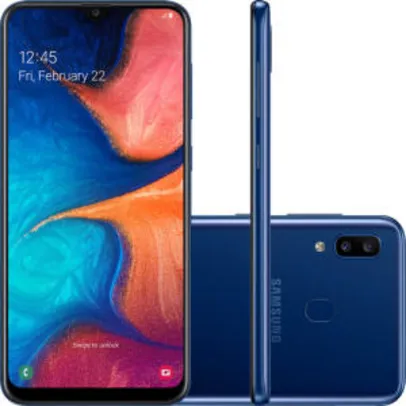 [AME 15%] Smartphone Samsung Galaxy A20 32GB R$ 747