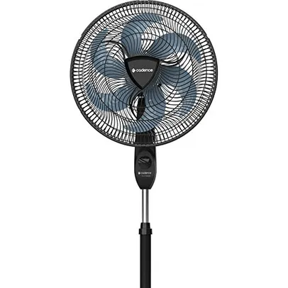 Ventilador de Coluna Cadence Eros Turbo, 110V, Preto e Azul, VTR869