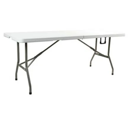 Mesa Dobrável Tipo Maleta 150cm Branco