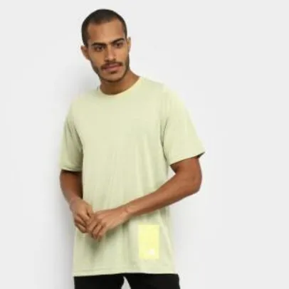 Saindo por R$ 24: Camiseta Adidas Inside Mesh Tech Masculina - Amarelo | R$ 24 | Pelando