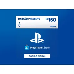 Gift Card PlayStation Store R$150 - Cartão Presente Digital [Exclusivo Brasil]