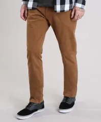 Calça Masculina Slim Caramelo Tam 36