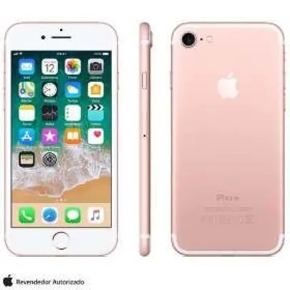Iphone 7 Ouro Rosa Apple Mn912br 32gb Tela 4,7 4g 12mp - R$2240