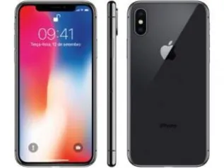 iPhone X Apple 256GB Cinza Espacial 4G Tela 5,8” - Retina Câm 12MP + Selfie 7MP iOS 11 Proc. Chip A11